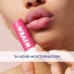 NIVEA Watermelon Shine 4.8g Lip Balm|24 H Melt in Moisture Formula|Natural Oils|Glossy Finish,4.8 g (Pack of 1) - Fast UK Delivery - Image 6