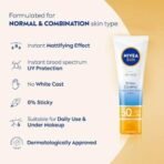 NIVEA Sun UV Face Shine Control SPF 50 Cream (50ml), Sun Cream Protects Against UVA/UVB Rays and Premature Skin Ageing, Sunscreen for Delicate Facial Skin - Fast UK Delivery - Image 5