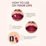 FASHION COLOUR Ultra Matte Lip Crayons With Free Sharpener | Smudge Proof And Waterproof | For Hydration And Moisturization | Long Lasting Lipwear with Matte Finish, Cruelty-free and Paraben-free - 2.5 gm(Toasted brown) - Fast UK Delivery - Image 7