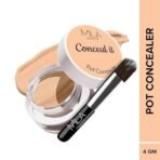MILA Beaute Pro Matte Lipstick | Creamy Matte Lipstick | Shade - Raazi, 4.2g Conceal It Pot Concealer For Face Makeup | Shade - (Medium Beige, 4g) - Fast UK Delivery - Image 7