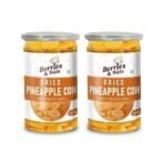 Berries And Nuts Dehydrated Dried Pineapple Coin | Dry Fruits Pineapple Coin | 200 Grams | 1 Bottle of 200 Grams - Fast UK Delivery - Image 7