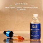 Blue Nectar 24k Gold Serum for Glowing Skin | Natural Kumkumadi Oil Serum for Face Infused with 24K Gold | Ayurvedic Face Serum for Skin Brightening and Skin Firming (24 Herbs, 30ml) - Fast UK Delivery - Image 5