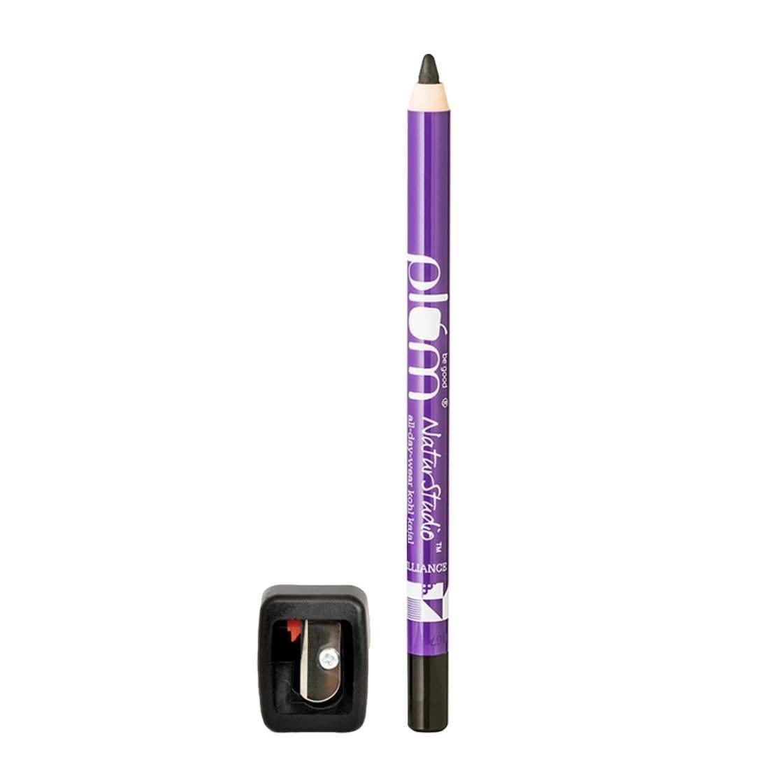 uk41z2nKLkwWL-1-1.jpg Plum Naturstudio All-Day-Wear Kajal | Water & Smudge-Proof | 24-Hour Long Stay | Intense Matte Black | Gel Finish | 2-In-1 Kajal & Eyeliner | Suitable for Sensitive Eyes & Contact Lenses | Includes Sharpener | 1.2g - Fast UK Delivery - Image 1