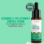 Dr. Sheth's Non-Irritating Ceramide & 15% Vitamin C Ampoule Serum| Reduces Dullness & Dark Spots| Brightens & Repairs Skin Barrier |For Advance Users| 99% Pure Grade Vitamin C |All Skin Types |30 ml - Fast UK Delivery - Image 3