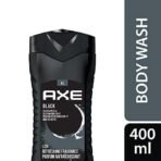 AXE Black 3 In 1 Body, Face & Hair Wash for Men, Long-Lasting Refreshing Frozen Pear Dermatologically Tested, 400ml - Fast UK Delivery - Image 3