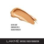 LAKME Invisible Finish Spf 8 Cream Foundation For All Skin Types, Shade 01, 25Ml And 9 To 5 Flawless Matte Light Coverage Complexion Compact, Almond, 8G, 2 Count - Fast UK Delivery - Image 5