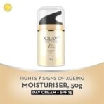 Olay Total Effects Anti Ageing Skin Cream (Moisturizer)| Fights 7 Signs of Ageing | With Niacinamide and Green Tea Extracts | Normal, Oily, Dry, Combination Skin | 50g (normal spf 15) - Fast UK Delivery - Image 5