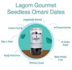 Lagom Gourmet Seedless Omani Dates 400g | All Natural | No Preservatives | No Added Sugar | Gluten Free | Vegan | Plant Based | Non GMO | Dates Dry Fruits | Khajur | Khajoor | Khejur - Fast UK Delivery - Image 5
