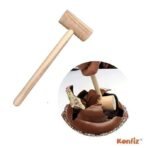 KONFIZ Wooden Cake Hammer, Wooden Malet for Pinata Cake, Smash Cake - Fast UK Delivery - Image 6