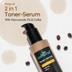 mcaffeine 5% Niacinamide 2 In 1 Toner-Serum With Coffee For Pore Refining|Fades Blemishes, Tightens & Cleanses Pores|24 Hrs Hydration|Lightweight Face Toner For Women & Men - 150 Ml, Pack of 1 - Fast UK Delivery - Image 3