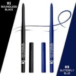 KINDED Kind Eyes Kajal 3 in 1 Kohl Kajal Eye Liner Smokey Eye Shadow Waterproof Smudge Proof 18 Hours Colour One Stroke Auto Kajal Pencil (Combo 0.35 gm each, Boundless Black & Butterfly Blue) - Fast UK Delivery - Image 3