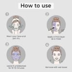 O3+ Blueberry D-TAN Face Pack with Natural Extracts for Instant Tan Removal & Glowing Skin - Ideal for Dry Skin (300g) | Detan Mask for Tan Removal for Face and Body - Fast UK Delivery - Image 5