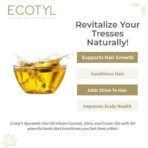 Ecotyl Ayurvedic Hair Oil | Infused with 10+ Herbs | For Hair Fall Control & Hair Growth | 100ml - Fast UK Delivery - Image 4