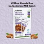 Jus' Amazin 30 Second Almond Drink - Unsweetened (10 X 25g sachets) | Use 1 Sachet to make 1 Glass | Dairy Free Almond Milk, Clean Nutrition, 100% Natural, Keto, Vegan - Fast UK Delivery - Image 4