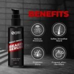 Beardo Beard Serum, 50 ml | Daily use beard serum for men | Softens and Smoothens Rough Beard | Gives Healthy look to Beard | Shiny and Nourished Beard - Fast UK Delivery - Image 4