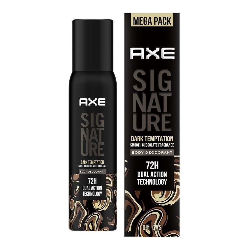 uk51-FdV4svtL-1-1.jpg AXE Signature Dark Temptation Long Lasting No Gas Body Perfume For Men 200 Ml - Fast UK Delivery - Image 1