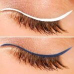 KINDED Eye Liner Liquid Waterproof Smudgeproof Longlasting Insta Bold Look Intense Colour Pigments Quick Drying Eyeliner Combo (5 ml each, Matte Finish, Royal Blue & White Pearl) - Fast UK Delivery - Image 5