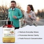 Rooted Ashwagandha Root Capsules (5% Withanolides), Pure Extract | Supports Stress, Anxiety Relief, Energy & Immunity | 60 Caps, 500 Mg Each - Fast UK Delivery - Image 5