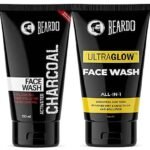 Beardo Ultraglow Facewash & Activated Charcoal Facewash Combo (Pack of 2) - Fast UK Delivery
