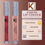 KINDED Liquid Lip Colour Vitamin E Enriched No Transfer Waterproof Long Stay Lipsticks Lip Gloss Set for Girls Women (Pack of 2, 6 ml each, Matte Finish, Shades More Maroon & Perfect Nude) - Fast UK Delivery - Image 4