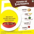 Kellogg's Kid's Cereals Combo Pack | Kellogg's Froot Loops, Mixed Fruit Flavor 285g | Kellogg's Chocos Original 385g | High in Calcium & Protein | High in Iron | Breakfast Cereals | 670g - Fast UK Delivery - Image 6