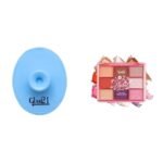 Glam 21 Silicone Face Cleanser Scrubber (Big) Floral Hues 9 In 1 Eyeshadow Palette Highly Pigmented Smudge-Proof (7.5 gm) 04- Lotus - Fast UK Delivery