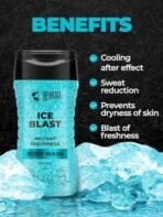 Beardo Ice Blast Body Wash for Men 200ml (Pack of 2) | Refreshing Menthol cooling | INSTANT ICY cool freshness body wash | Shower Gel for pricky summer heat - Fast UK Delivery - Image 4