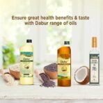 Dabur Cold Pressed Mustard Oil -3L | Healthy Cooking Oil | Goodness of Omega 3 & 6 | Perfect blend of Health, Taste & Aroma - Fast UK Delivery - Image 7