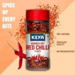 Keya Red Chilli Flakes | Dry Red Chilli Flakes Seasonings | Aromatic Spicy Dried Pizza Pasta Seasoning | Zero added Colours, Fillers, Additives & Preservatives | 100% Natural | 40gm - Fast UK Delivery - Image 4