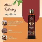 Ayouthveda Ayurvedic Herbal Therapy Pinda Taila | Aromatherapy Sensuous Stress Relief Oil For Body Massage | Helps To Reduce Pain & Tiredness | Moisturising & Nourishing Oil (Pack of 2, 200ml each) - Fast UK Delivery - Image 6