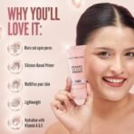 Hilary Rhoda Power of Blur Primer | Lightweight & Silicone-Based | Matte Finish & Oil-Control | Infused with Vitamin A & E | Water-Proof & Smoothening Primer - 30ml - Fast UK Delivery - Image 6