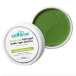 mCaffeine Green Tea Hydrogel Under Eye Patches for Fine Lines Reduction | Cooling Under Eye Patch Mask with 1% Caffeine for Instant Hydration & De-Puffing | 15 Pairs - Fast UK Delivery