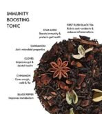 ISVARA Black Tea - Symphony of Spices, Strong, Malty, Mix of Darjeeling Tea, Cinnamon, Cardamom, Cloves, Black Pepper, Star Anise, Loose Tea Leaves Good for Skin, Digestion, Cold Cough & Flu 50gm - Fast UK Delivery - Image 3