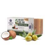 Ayouthveda Combo For Dirt Free Clear Skin, Dark Spots, Refreshes Complexion - Deep Clean Foaming Face Wash 100ml | Delicate Skin Pure Handmade Castile Soap With Neem & Tulsi 100g - Fast UK Delivery - Image 4