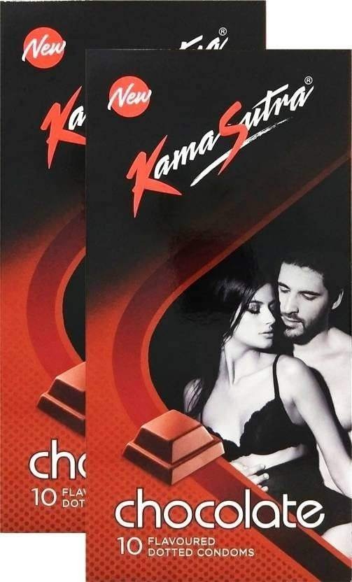 uk510CuKHcu7L-1-1.jpg Kamasutra Chocolate Condom (Set of 2, 20 Sheets) - Fast UK Delivery - Image 1