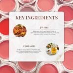 Just Herbs Lip and Cheek Tint Blush | Lip Tint & Stain for Women | Organic, Herbal & Natural Lip and Cheek Tint | Paraben Free Lip Tint | Long-lasting Tint (Tangy Orange) - Fast UK Delivery - Image 6
