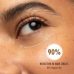 mCaffeine Brightening & Colour Corrector Tinted Under Eye Cream with 2% Vitamin C + Ferulic Acid | SPF 30+ PA++++| Reduces & Conceals Dark Circles | Instantly Brightens | UV Protection | Orange - 15ml - Fast UK Delivery - Image 5