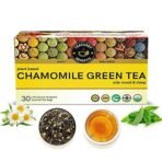 TEACURRY Chamomile Green Tea (30 Tea Bags) - Helps with Sleep, Relaxation - Chamomile Green Tea Bags | Chamomile Green Tea Leaves - Fast UK Delivery - Image 2