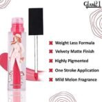 Glam 21 3D Matte Liquid Lipstick|Highly Pigmented & Water-Proof| Longlasting & Weightless|Matte Finish|Pink Rage-5gm - Fast UK Delivery - Image 4