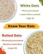 True Elements Rolled Oats 1.2kg (Pack of 2) 100% Whole Grain, High Fiber & Protein Breakfast Cereal - Fast UK Delivery - Image 5