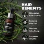 Beardo Rosemary Essential Oil, 15 ml & Derma Roller For Hair Growth 0.5 mm with 540 Chromium Needles | for Hair Growth, Hair fall and Regrowth | Skin Nourishment | 100% Natural | Aroma Oil - Fast UK Delivery - Image 5