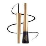 mCaffeine Shades Intense Ink Waterproof Eyeliner | 12 Hrs+ Intense Matte Stay | Flexi Tip Brush For One Stroke Precise Application | Makeup Beauty Eye liner | Quick Drying, Smudge-proof,Long Lasting, Black Eyeliner - 3.5ml - Fast UK Delivery
