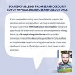 INDUS VALLEY 100% Botanical Hypo Allergic Aqua Beard Colour - Black (100g +15ml) - Fast UK Delivery - Image 6