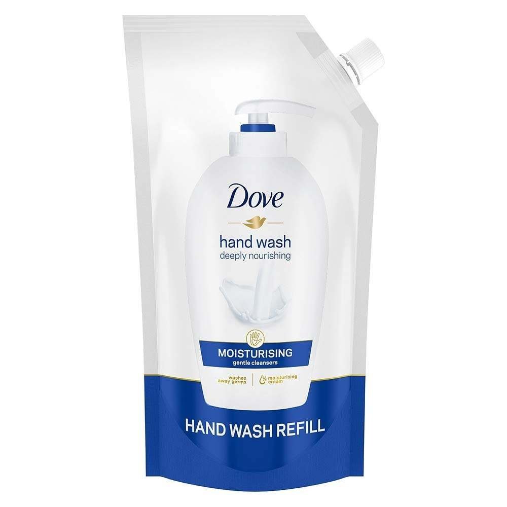 uk510eIkp1TnL-1-1.jpg Dove Moisturising Liquid Hand Wash, 900ml Refill | Gentle Cleanser for Soft Hands, Suitable for Sensitive Skin | Nourishing Liquid Handwash - Fast UK Delivery - Image 1