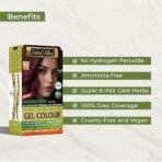 INDUS VALLEY Damage Free Natural Gel Hair Colour for Women | Ammonia & PPD Free Organic Hair Colour with 100% Grey Coverage, Long Lasting Conditioning Hair Color | Burgundy 3.6-220 ml - Fast UK Delivery - Image 5