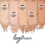 Plum Legit Matte Talc-Free Compact With SPF15 | Lightweight | Even Coverage | 100% Vegan & Cruelty Free | Sunset Bronze - 125Y (Medium, Warm Undertone) - Fast UK Delivery - Image 6