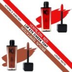 KINDED Lip Eye and Cheek Tint Combo for Women Girls Longlasting Moisturizing Vitamin E Liquid Lip Colour Lipstick Eyeshadow Blush (Matte Finish, Vermilion Red & Brown Temptation, 9 ml each) - Fast UK Delivery - Image 3