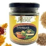 Rooted Peepul Artisanal Sambar Masala | No Preservatives| Less Chilly More Spice (75 gm) - Fast UK Delivery - Image 2