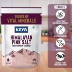 Keya Himalayan Pink Salt 1kg | Mineral rich Salt for Healthy Cooking | Sendha Namak for Healthy Life | Mineral Rich Salt | Low Sodium | Packed with 84 Minerals - Fast UK Delivery - Image 5