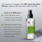 O3+ Snail 98 Mucin Serum With Niacinamide For Deep Hydration, Smooth & Moisturised Skin, 100ml - Fast UK Delivery - Image 6
